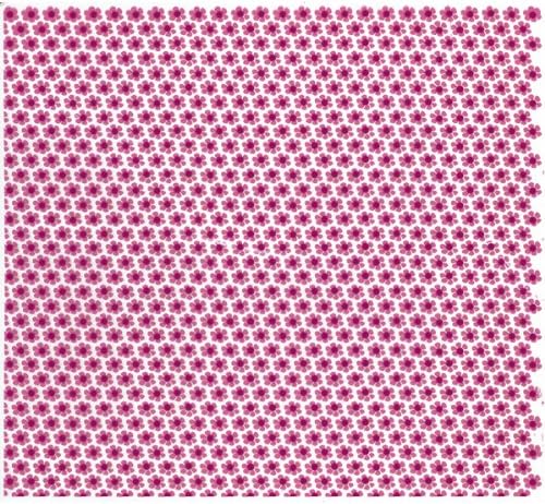 Groovy Bloom Pink & Raspberry Cocoa Butter Chocolate Transfer Sheet by GSA