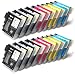 20 XL Patronen, kompatibel zu Brother LC1100 LC980 (8x schwarz & je 4x cyan magenta yellow)