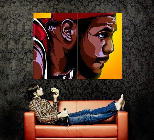 XJ0571 LeBron James Art Miami