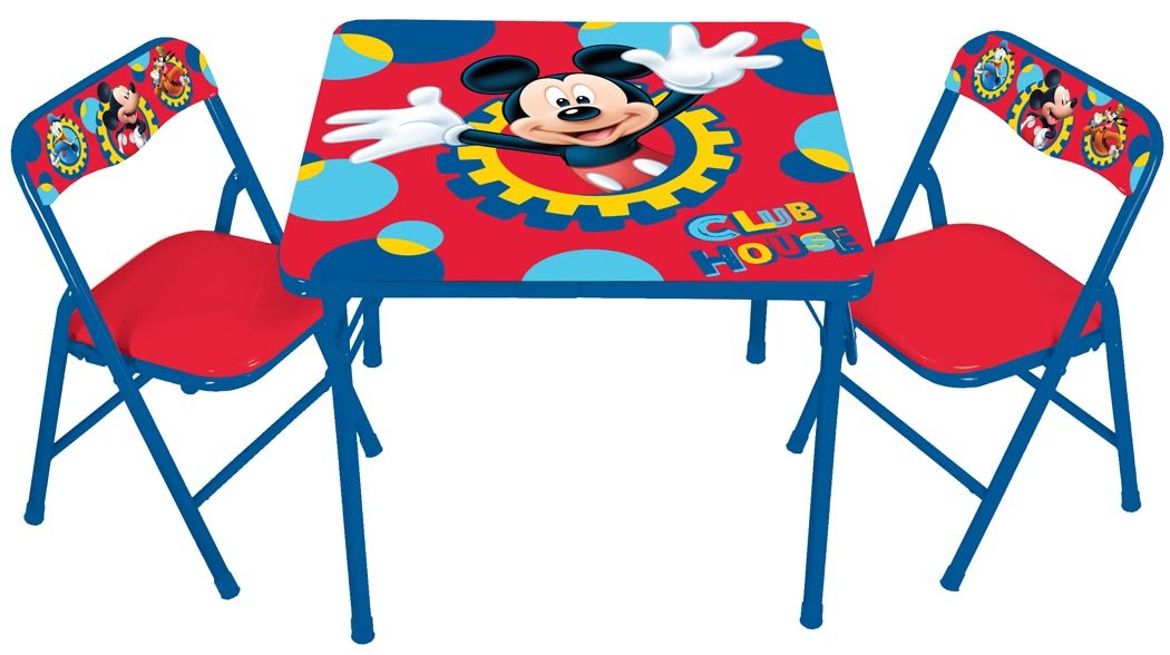 Amazon.com: Disney Mickey Club House Capers Activity Table Set ...