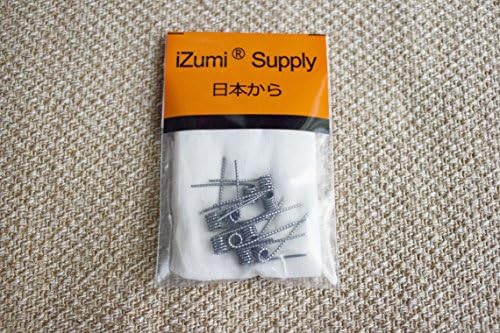 iZumi Supply Prebuilt Tiger Coil Wire 0.36Ω 26GA+0.2X0.8 10pcs/pack with cottons