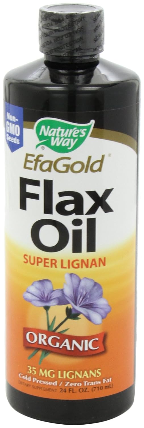 Amazon.com: Nature's Way Flax Oil Super Lignan, 24 Ounce: Health ...