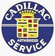 Authorized Cadillac Service Porcelain Magnet