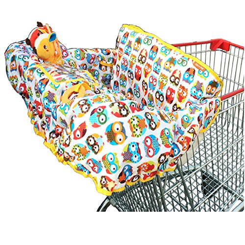 NEW Fashionable Grocery And Shopping Cart Cotton Cover For Baby (Owl