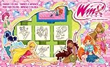 Multiprint - 7827 - Loisirs Creatif - Valisette 7 Tampons -  Winx