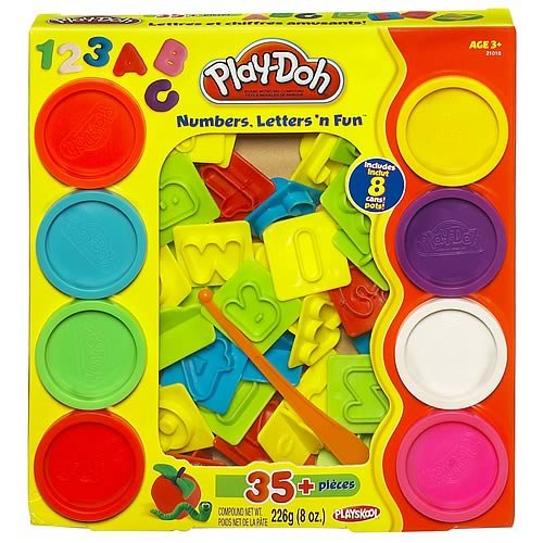 Play Doh Numbers,Letters' N Fun 35 Pieces