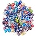 Glass Beads for Jewelry Making Supplies for Adults, 120-140 Pcs Bulk Kits - Premium Assorted Mix of Large Craft Lampwork Murano Beads for Bracelet and Necklace Crafting Supplies Kit