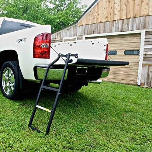 Truck Tailgate Ladder Portable Heavy Duty Climb Step Stair Safety Mount Vehicle eBay