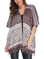 Fleur Bleue Chaqueta Punto Florida (Burdeos)