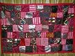 Indian Wall Hangings-pink-black Vintage Beaded Ethnic India Sari Tapestry Wall Hanging 60" X 40"