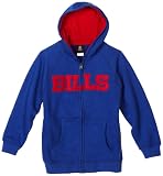 NFL Boys' Buffalo Bills Sportsman Zip Ft Fleece Hoodie - R18C4Q09 (Royal, Medium)