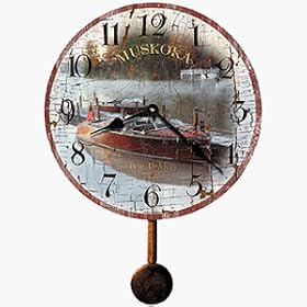 HOWARD MILLER MUSKOKA BOAT BUILDERS CLOCK by Howard Miller