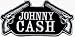 Johnny Cash - Logo with 2 Guns / Revolvers - Embroidered Iron On or Sew On Patch