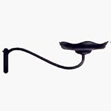 Lotus Sconce, Side Mount Pot Holder - Black