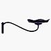 Lotus Sconce, Side Mount Pot Holder - Black