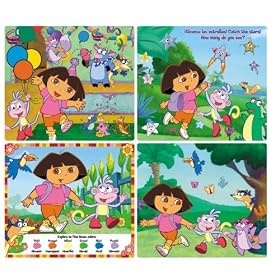 Tomy Aquadraw Dora the Explorer Mini Mats