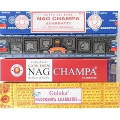 R�ucherst�bchen NAG CHAMPA 4er-Set - Satya, Goloka, Superhit, Gold