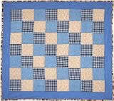 Baby Crib Quilt Top. Pre-Cut Rumble Tumble Patchwork Crib Quilt Kit.