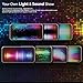 iLuv Aud Mini 6 Party (Color Changing LED Equalizer Portable Bluetooth Speaker) for Apple iPhone and Samsung