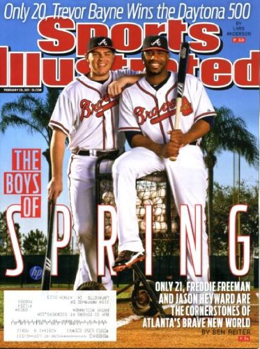 Sports Illustrated February 28, 2011 Freddie Freeman & Jason Heyward/Atlanta Braves on Cover, Trevor Bayne Wins Daytona 500, Blake Griffin's Dunkfest (Los Angeles Clippers), San Diego State Aztecs Basketball