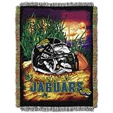 NFL Jacksonville Jaguars 48-Inch-by-60-Inch Acrylic Tapestry Throw