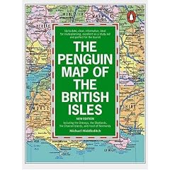 The Penguin Map of the British Isles: Including the Orkneys, the Shetlands, the Channel Isles and Most of Normandy