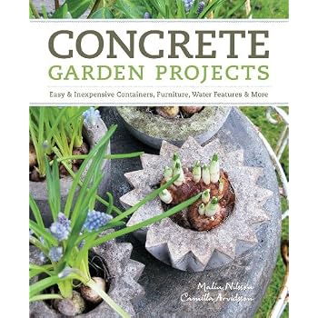 Set A Shopping Price Drop Alert For Concrete Garden Projects: Easy & Inexpensive Containers, Furniture, Water Features & More