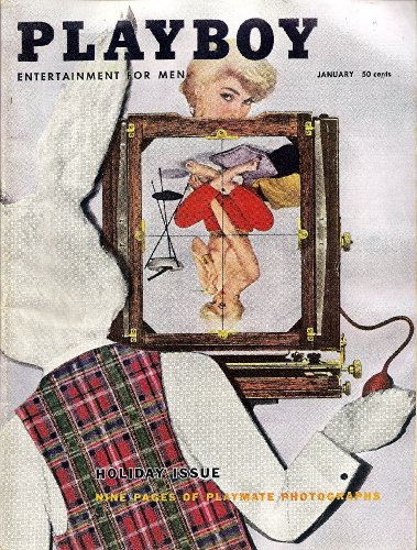 Playboy Magazine January 1956 Holiday Issue Featuring: The First Two Dozen Playmates Jayne Mansfield, Marilyn Monroe, Bettie Page