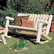 Rustic Natural Cedar Furniture Company&reg; Cedar Log Double Rocking Chair
