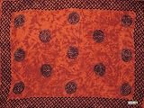 CELTIC SARONG INTERLACE KNOTWORK BURNT ORANGE
