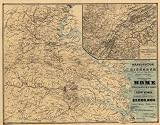 The approaches from Washington, to Richmond From surveys supplied by officers of the army. Entered according to Act of Congress in the year 1862 by D. A. Heald. (Civil War Map Reprint: 36