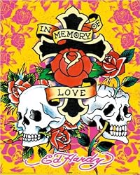 Ed Hardy - Mini Tattoo Poster (In Memory Of Love) (Size: 16" x 20")