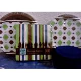 Adult or Teen All-Occasion Party Package ~ Fresh Decor Diamond Flair Theme ~ Dessert Plates, Beverage Napkins, Table Cover, & Streamers ~ Serves 16