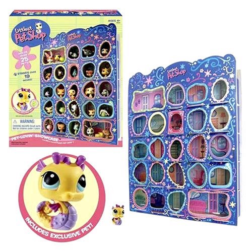 Childrens Toyshop  Toys : Littlest Pet Shop Pet-Lovin' Showcase that Holds Over 25 Pets, Stands Over 19 Inches and Includes Exclusive LPS Pet Seahorse (# 426)