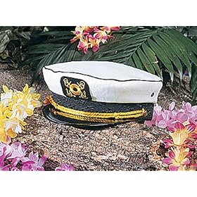 Captains Boat Yachting Yacht Sailing Fishing Hat Cap by BlockBusterCostumes
