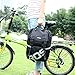 15L Waterproof Mountain Road Bicycle Rack Bag Cycling Double Side Rear Rack Tail Seat Trunk Bag Pannier -Army Green