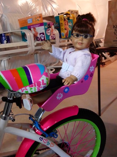 doll seat for child's bike