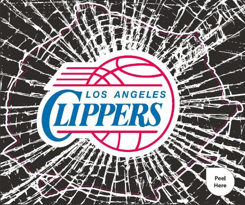 Los Angeles Clippers Shattered Mini-Cutz Window Decal
