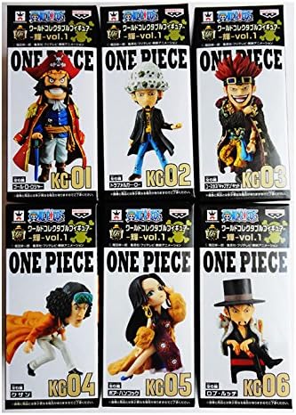 World Collecfible Figure WCF:ONE PIECE:Vol.1 KG01-06 SET