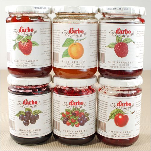 Assorted Austrian Jams, set of Three by Gourmet Food Store