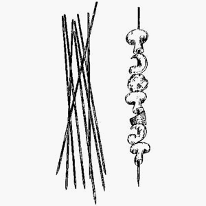 Norpro 195 12 Bamboo Skewers by NorPro