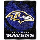 Northwest Baltimore Ravens 50 Inch X 60 Inch Sherpa Throw Size: One Size