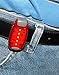 LED SAFETY LIGHT (2 Pack) - Walking, Runners, Bike, Personal Clip Safety Strobe Light Free Bonuses: Flashing Bicycle Headlight and Mini Screwdriver