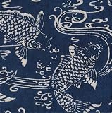Caspari Set of Two Good Fortune Blue Cocktail Napkins packages, 20 per package