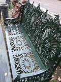 Green Gothic Bench-Garden Furniture/Seating