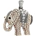 Blue Moon Global Nomad Pendant, Fancy Elephant, Ant Silver, 1/Pkg