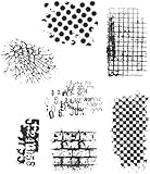 Stampers Anonymous Tim Holtz Cling Rubber Stamp Set, Ultimate Grunge