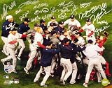 Boston Red Sox - Celebration - 2007 Team Autographed 16x20 Photograph with 22 Signatures