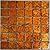 Glasmosaik Fliesen 48x48x8mm Orange Meta...