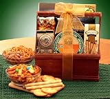 Meat and Cheese Gourmet Food Gift Basket - Great Christmas Holiday Gift Idea